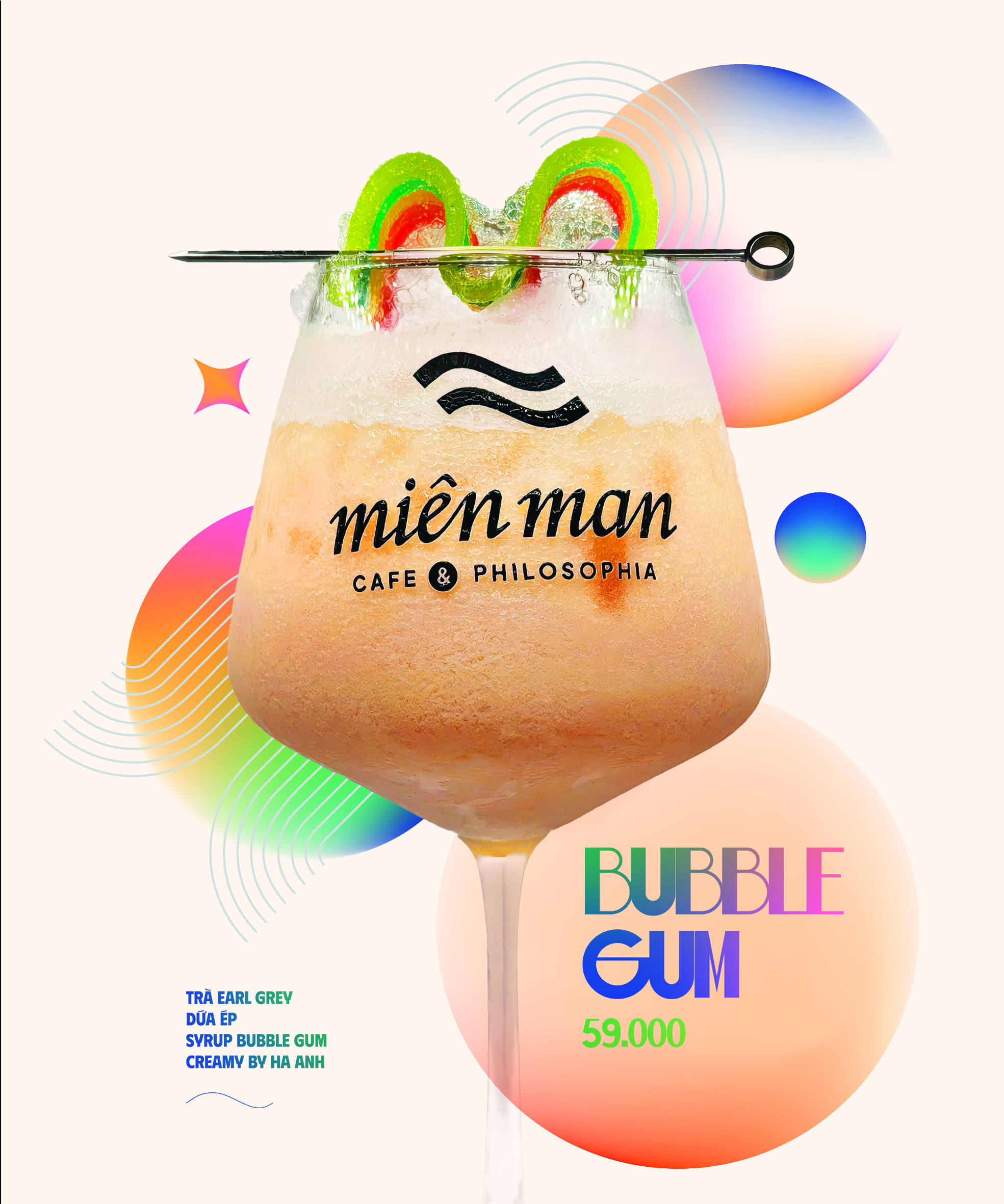 Bubble Gum — Miên Man Cafe Hà Nội