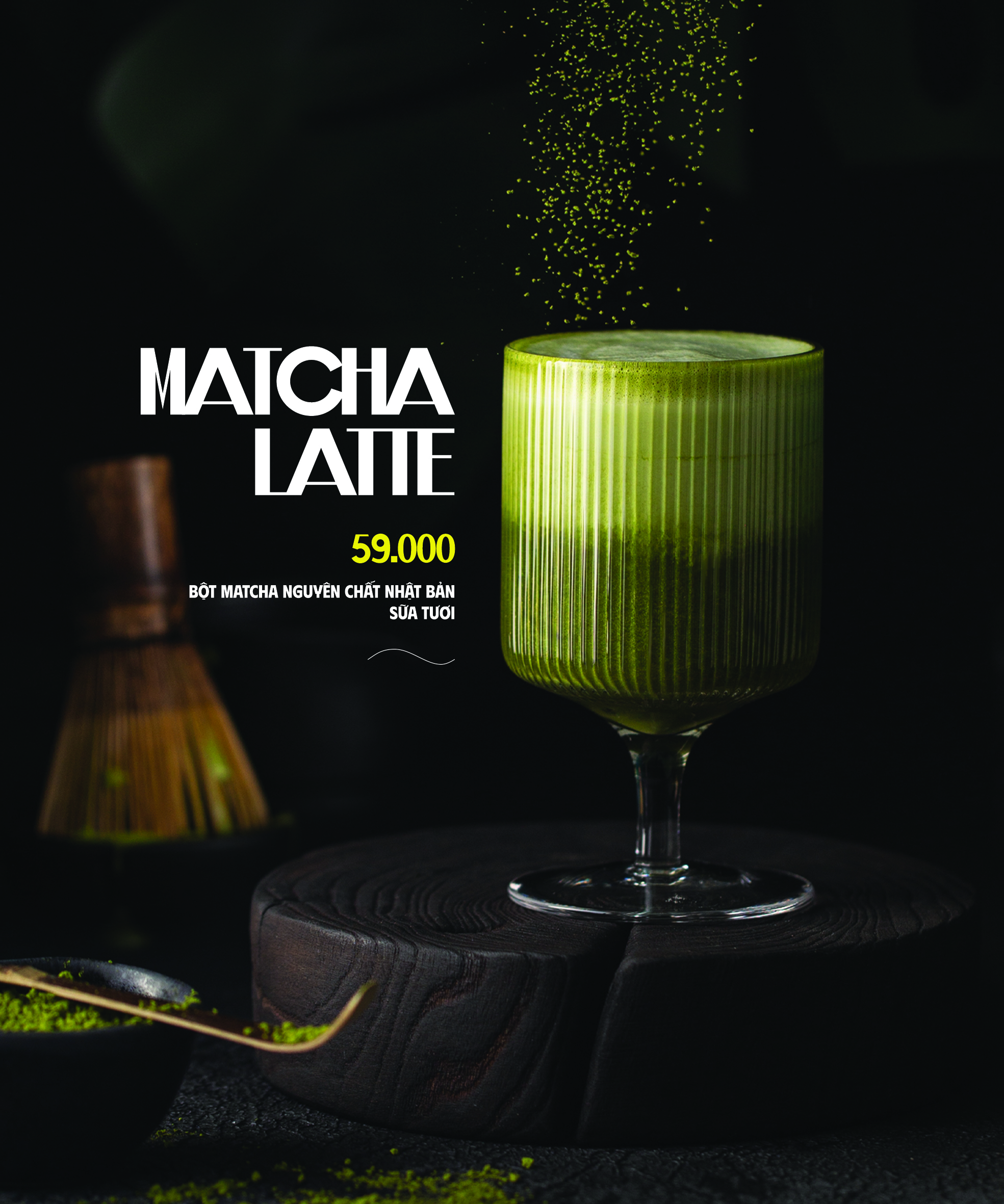 Matcha Latte — Miên Man Cafe Hà Nội