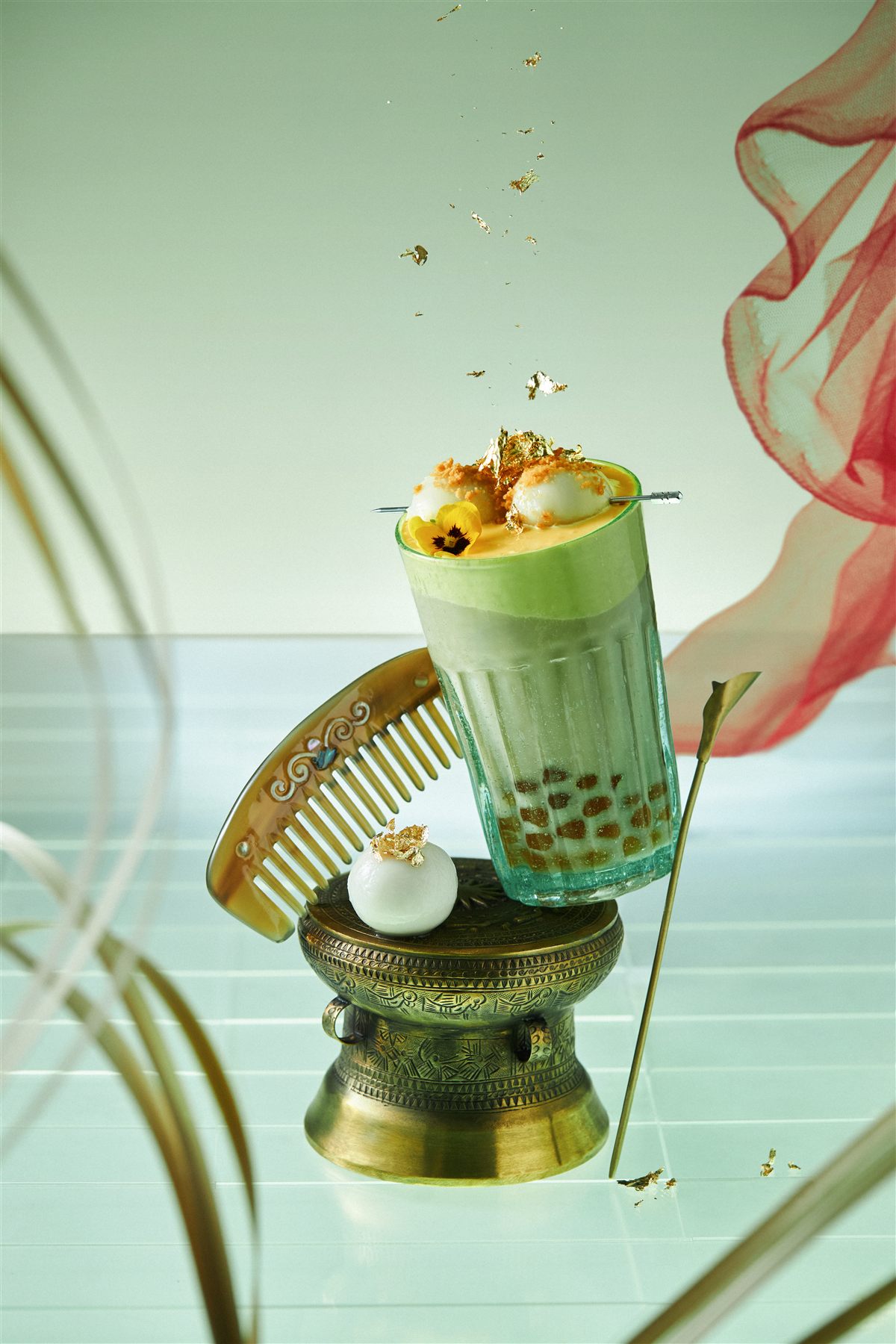 Vietnamese Milk Coffee at Mien Man Cafe Hanoi